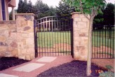 60 inch black Jerith - style 200 estate gate